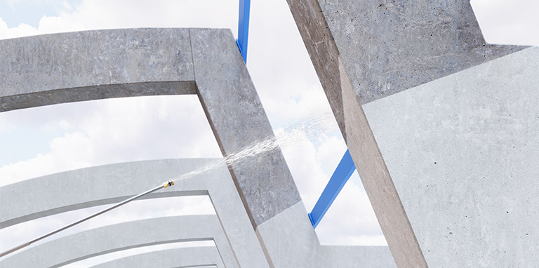 Protection finale du béton