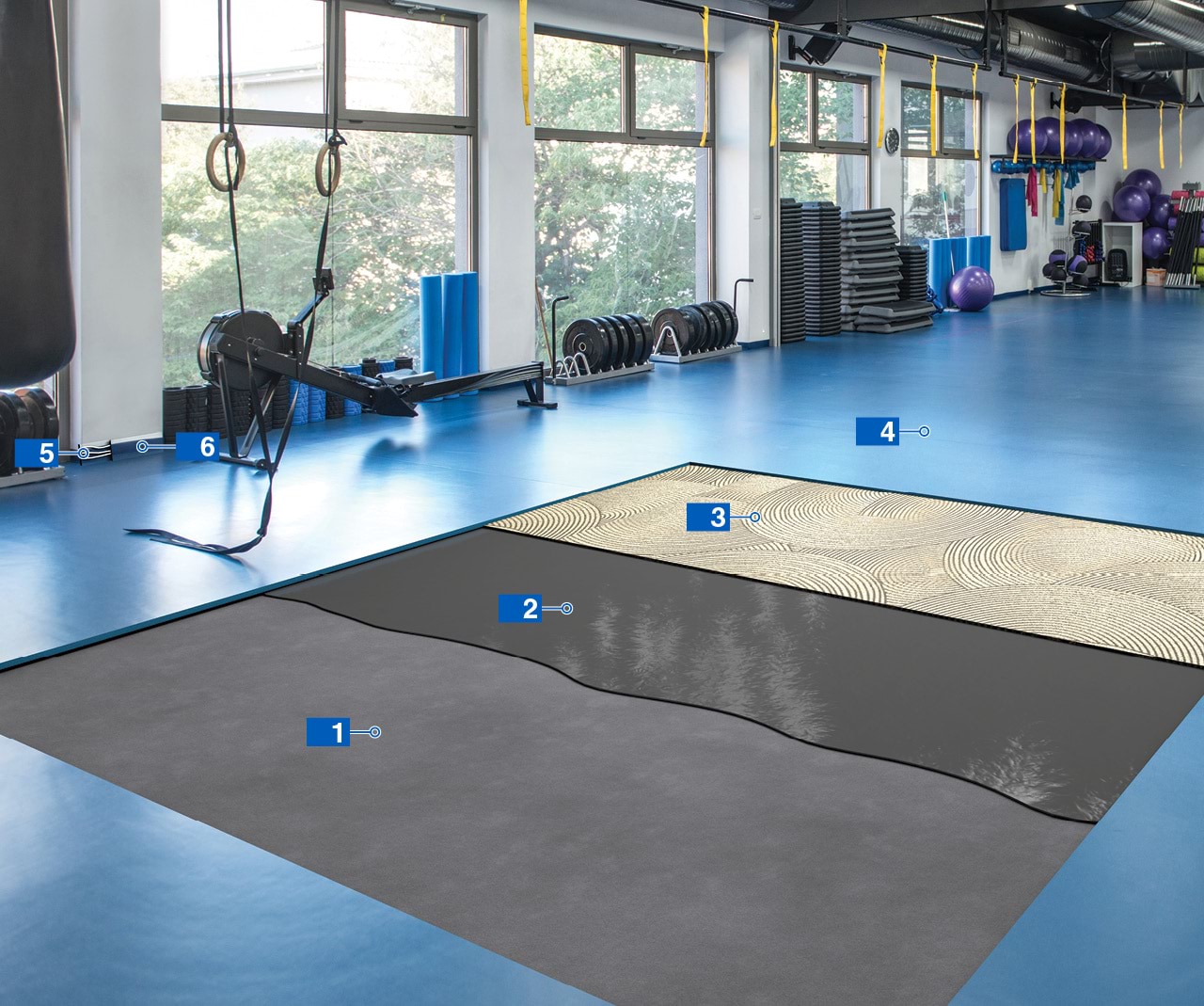 piso goma para gimnasio, piso goma para gimnasio Suppliers and  Manufacturers at