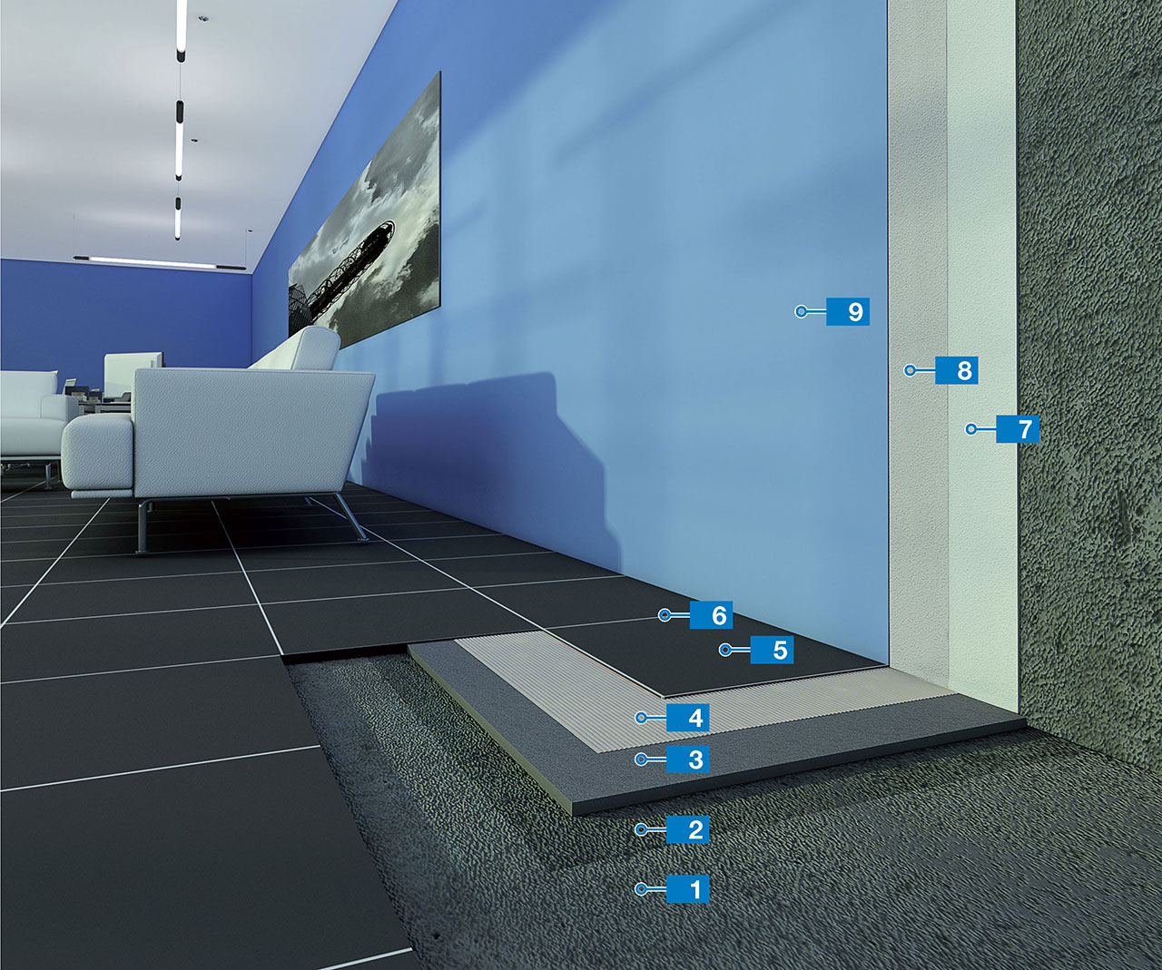System For Laying Lvt Luxury Vinyl Tiles Flooring On Damp And System For Laying Lvt Luxury Vinyl Tiles Flooring On Damp And Uneven Substrates