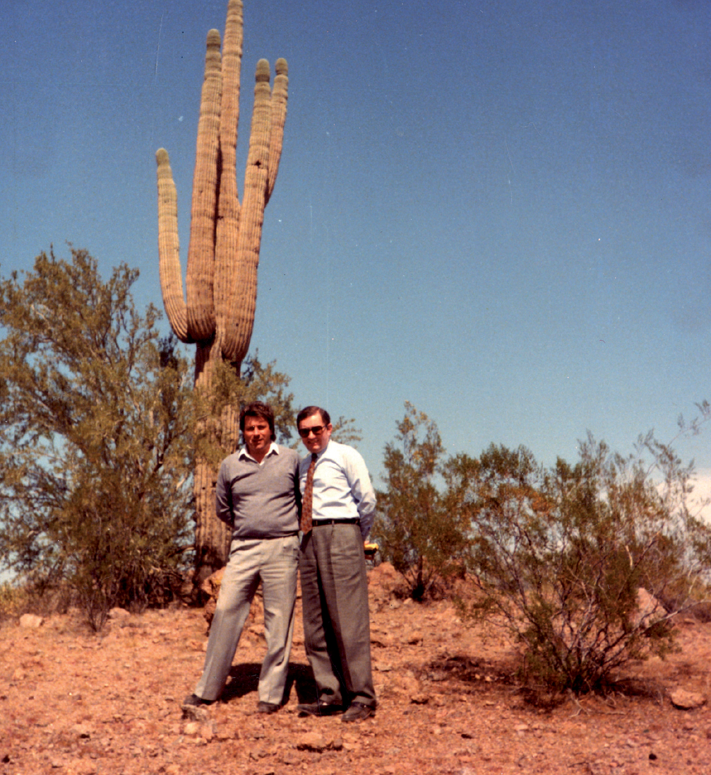 Nick di Tempora and Dr. Giorgio Squinzi 1983